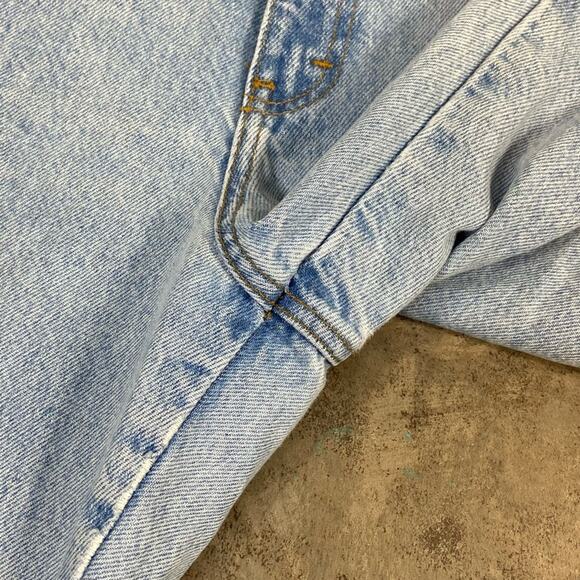 Vintage 90s Enuf International Classic Light Wash High Waisted Tapered Mom Jeans - Picture 12 of 14